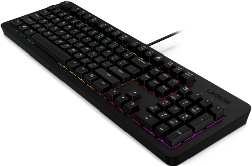 Клавиатура Lenovo Legion K310 RGB черный USB Multimedia for gamer LED (GY41N91872) кабель 1.8м фото 7