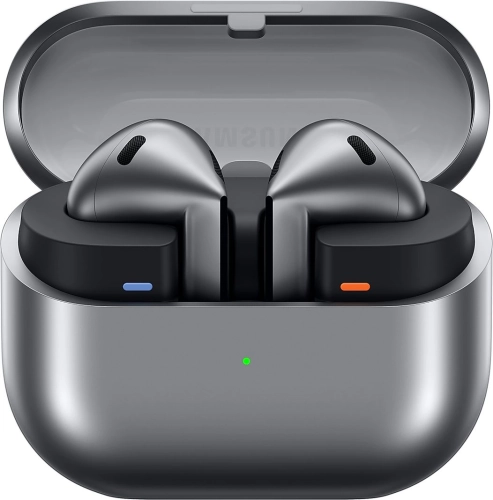 Гарнитура вкладыши Samsung Galaxy Buds 3 серебристый беспроводные bluetooth в ушной раковине (SM-R530NZAACIS)