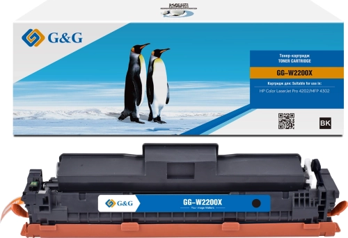 Картридж лазерный G&G GG-W2200X W2200X черный (7500стр.) для HP CLJ Pro 4202/ MFP 4302
