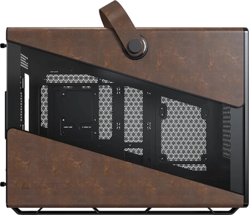 Корпус Montech Heritage (B) черный без БП mATX 9x120mm 2x140mm 2xUSB3.0 audio bott PSU фото 4