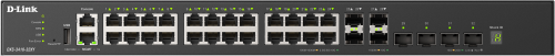 Коммутатор/ Управляемый L3 стекируемый коммутатор, 28х10GBase-X SFP+, 4x25GBase-X SFP28, CLI, порт управления 1000Base-T, консольный порт RJ-45, 1xUSB, RPS, поддержка Dying Gasp (DXS-3410-32SY/A1A)