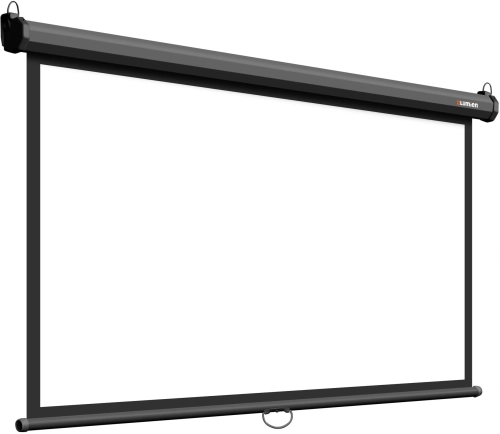 Экран Lumien 100 Экран Lumien 100 157x227см Eco Picture LEP-100130 16:9 настенно-потолочный рулонный черный фото 10
