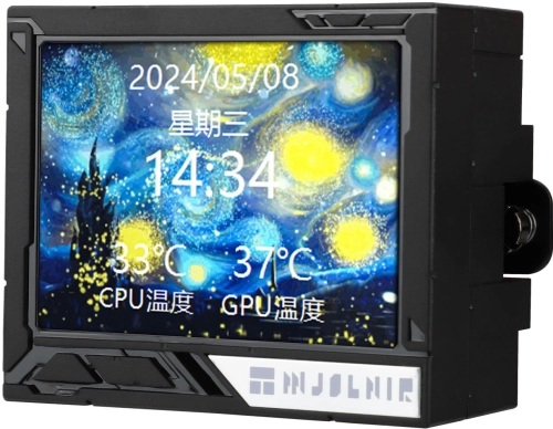 Система водяного охлаждения Thermalright Mjolnir Vision 360 ARGB Soc-AM5/ AM4/ 1151/ 1200/ 2066/ 2011/ 1700 черный 4-pin 27dB Al LCD Ret (M-VISION-360-BL-ARGB) фото 2