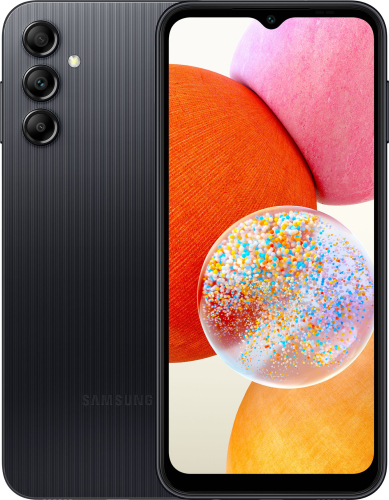 Смартфон Samsung SM-A145F Galaxy A14 64Gb 4Gb черный моноблок 3G 4G 2Sim 6.6