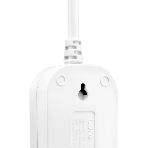 Сетевой удлинитель Buro BU-PSL2.1/ W 1.5м (2 розетки) белый (пакет ПЭ) (BU-PSL2.1/W) фото 3