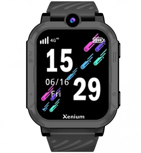 Смарт-часы Xenium W600 1.83 AMOLED корп.темно-серый рем.темно-серый (CTW600DG/00)