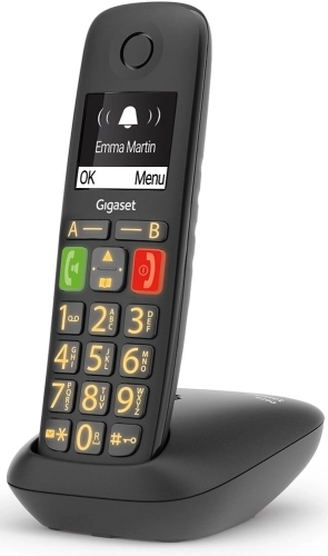 Р/ Телефон Dect Gigaset E290 SYS черный АОН (S30852-H2901-M201) фото 7