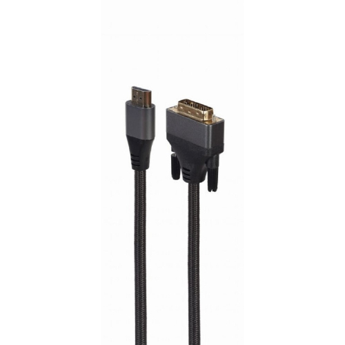 Cablexpert Кабель HDMI-DVI , 4K, 19M/ 19M, 1.8м, single link, пакет (CC-HDMI-DVI-4K-6)