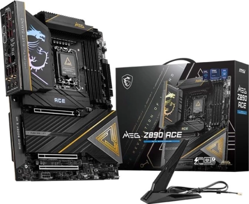 Материнская плата MSI MEG Z890 ACE Z890 (MEG Z890 ACE) Материнская плата MSI MEG Z890 ACE Z890, LGA1851, 4*DDR5, 3*PCIEx16, 5*M.2, 3*TypeC, 11*USB3.2Gen2, 4*USB3.2Gen1, 4*USB2.0, 4*SATA3.0, 10G, 2*Type-C(DP), HDMI, ATX, RTL фото 5