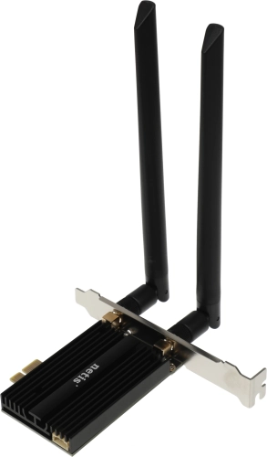 Сетевой адаптер Wi-Fi + Bluetooth Netis F2 АХ5400 PCI Express (ант.внеш.съем) 2ант. (F2#MLN)