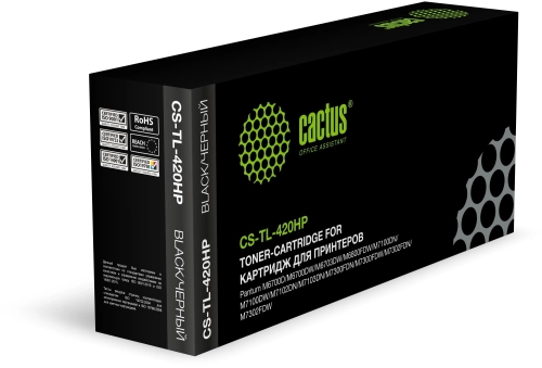 Картридж лазерный Cactus CS-TL-420HP черный (3000стр.) для Pantum M6700D/M6700DW/M6703DW/M6800FDW/M7100DN/M7100DW/M7102DN/M7103DN/M7300FDN/M7300FDW/M7302FDN/M7302FDW с чипом