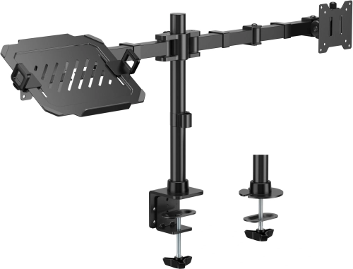 Кронштейн для монитора/ноутбука Cactus CS-VM-LH24-BL черный 17-35 макс.20кг настольный поворот и наклон