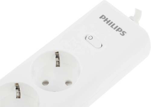Сетевой фильтр Philips CHP2135WA/ 51 2м (3 розетки) белый (коробка) (CHP2135WA/51) фото 2