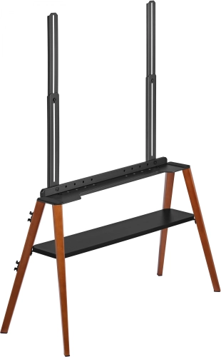 Подставка для телевизора Cactus CS-ST3647BKWN черный/орех 49-75 макс.40кг напольный