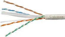 Кабель информационный Cabeus UTP-4P-CAT.6-SOLID-LSZH-GY-100 кат.6 U/UTP 4 пары LSZH внутренний 100м серый