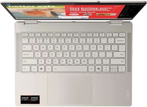 Ноутбук Lenovo Yoga 7 14AKP10 Ryzen AI 5 340 24Gb SSD1Tb AMD Radeon 840M 14