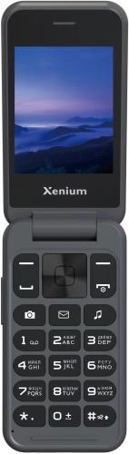 Мобильный телефон Xenium X680 темно-серый раскладной 2Sim 2.8 240x320 Nucleus 0.3Mpix GSM900/ 1800 MP3 FM microSD max32Gb (CTX680DG/00)