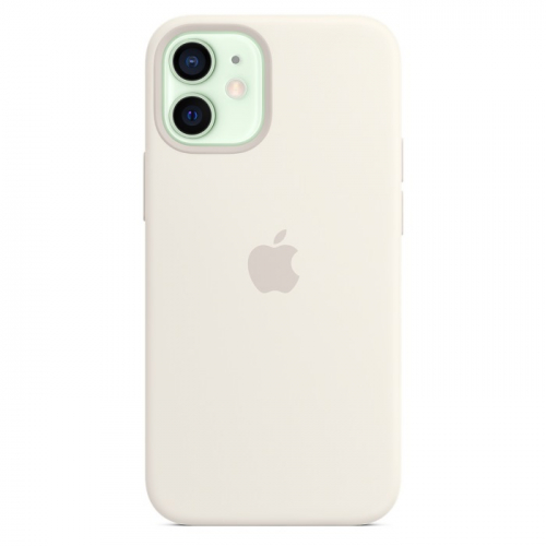 Чехол Apple для iPhone 12 mini MagSafe силиконовый белый (MHKV3ZE/A) фото 3