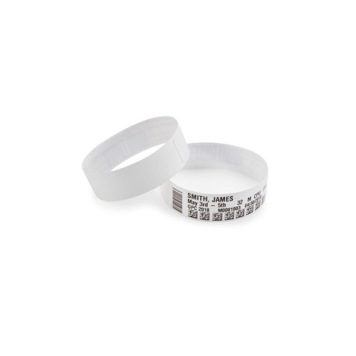 Этикетки в виде браслета полипропилен 25х279мм белый/ Wristband, 25mm*279mm, 200pcs/ Roll, Adult - White (10005008-AIDC/ L) (10005008-AIDC/L)