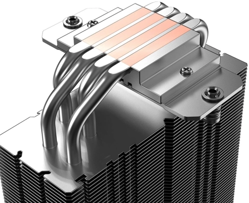 ID-COOLING FROZN A410 SE ARGB LGA1700/ 1200/ 115X/ AM5/ AM4 (10шт/ кор, TDP 180W, PWM, 4 тепл.трубки прямого контакта, ARGB FAN 120mm, черный) RET фото 5