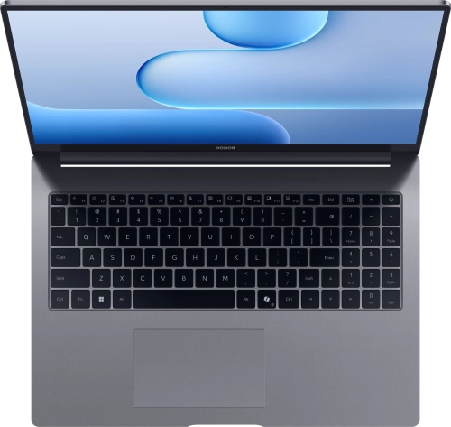 Ноутбук HONOR MagicBook X16 (5301ARGP) Ноутбук HONOR MagicBook X16 Intel Core Ultra 5 125H/16Gb (soldered D5)/SSD512Gb/UMA/16/IPS/WUXGA/1920x1200/60Hz/Win11/Grey/1.75kg (5301ARGP) фото 5