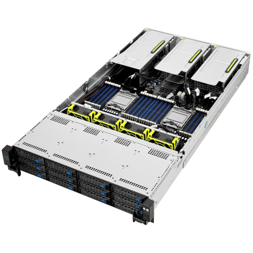 Серверная платформа Asus RS720-E10-RS12/ 2x LGA4189/ noHDD (up 12 LFF)/ 2x 10Gb/ 2x 1600W (up 2) (90SF00Z3-M00920) фото 3