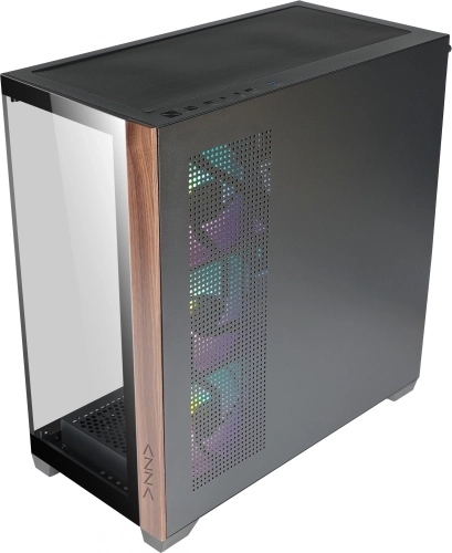 Корпус Azza Npetune черный без БП ATX 4x120mm 2xUSB2.0 1xUSB3.0 audio bott PSU (NEPTUNE CSAZ-491)