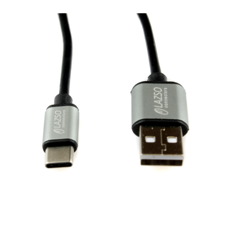 LAZSO Кабель для передачи данных и зарядки USB2.0 (USB type C), 2А (WU-206(1.2M))