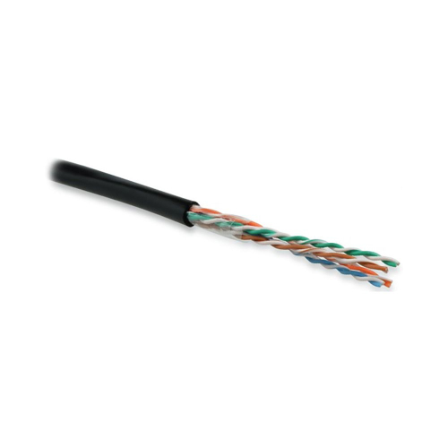 Кабель информационный Hyperline UUTP4R-C5E-S24-OUT-PE-BK-500 кат.5E UTP 4 пары 24AWG PE внешний 500м черный