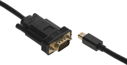 Кабель 1.1v miniDisplayPort (m) VGA (m) 2м черный (1147364) (1147364#MLN) фото 3