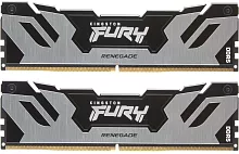 Модуль памяти Kingston 32GB DDR5 8000 FURY Renegade Silver/ Black RGB XMP Non-ECC Unbuffered DIMM (Kit 2*16gb) 1RX8 38-48-48 1.45V 288-pin 16Gbit (KF580C38RSK2-32)