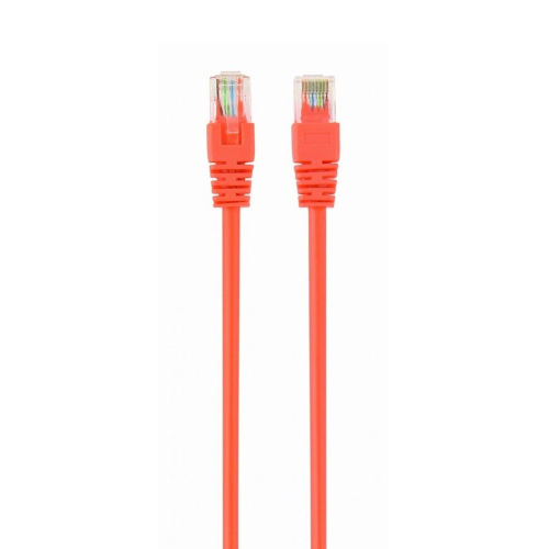 Кабель Cablexpert Патч-корд UTP Cablexpert PP12-0.5M/ O кат.5e, 0.5м, литой, многожильный (оранжевый) (PP12-0.5M/O)