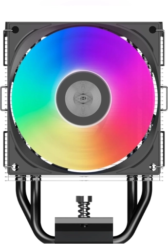 Устройство охлаждения(кулер) PcCooler R400 ARGB Soc-AM5/AM4/1200/1700/1851 черный 4-pin 18-30dB Al+Cu 180W Ret (R400-BKAWYX-US) фото 6