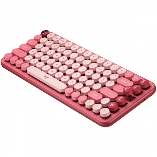 Клавиатура Logitech Wireless POP Keys Heartbreaker Rose Bluetooth (920-010718) фото 3