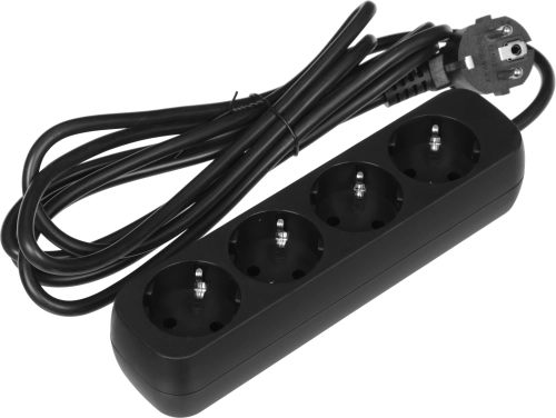 Defender Удлинитель с заземлением M430 3.0 м, 4 розетки, черный (99326) фото 7