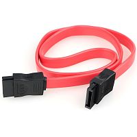 Кабель интерфейсный SATA Cablexpert CC-SATA-DATA-N, Sata3 7pin / 7pin, медн.проводник, 50см, пакет