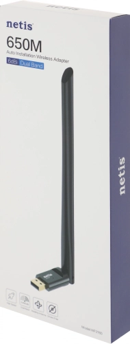 Сетевой адаптер Wi-Fi Netis WF2160 AC650 USB 2.0 (ант.внеш.несъем.) 1ант. фото 3