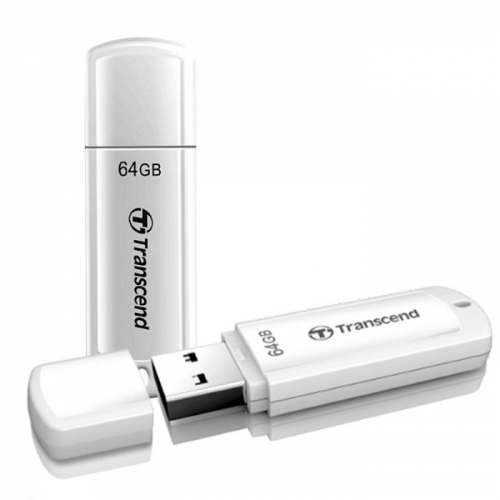 Флеш-накопитель 64GB Transcend 370 USB 2.0 White (TS64GJF370) фото 2