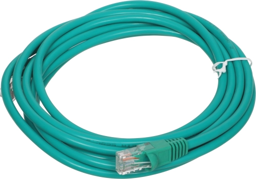 Патч-корд Buro UTP-5E-3M-GR UTP 4 пары cat.5E CCA molded 3м зеленый RJ-45 (m)-RJ-45 (m) фото 4