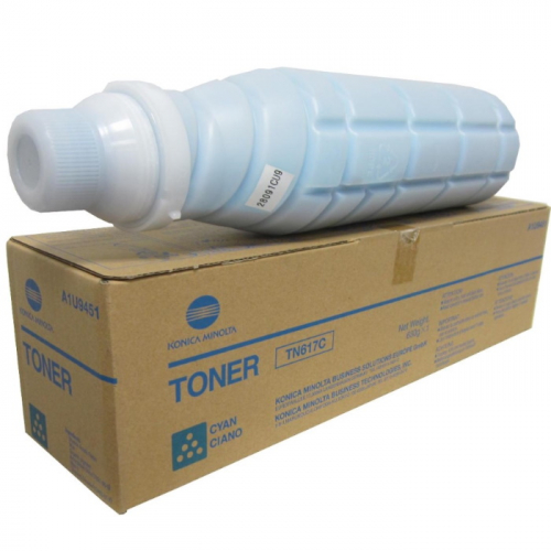 Тонер-картридж Konica-Minolta TN-617C синий 31000 страниц для bizhub PRESS C70hc (A1U9451)