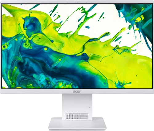 Моноблок Acer Aspire S24B-GMTL-H 23.8 Full HD Core Ultra 5 125H (1.2) 16Gb SSD512Gb Arc graphics Eshell GbitEth WiFi BT 90W клавиатура мышь Cam белый 1920x1080 (DQ.BSHCD.004)