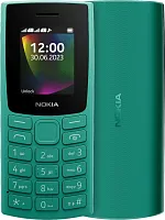 Мобильный телефон Nokia 106 DS TA-1564 зеленый моноблок 1.8" 120x160 Series 30+ GSM900/ 1800 GSM1900 (1GF019BPJ1C03)
