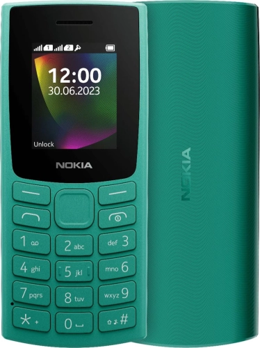 Мобильный телефон Nokia 106 DS TA-1564 зеленый моноблок 1.8 120x160 Series 30+ GSM900/ 1800 GSM1900 (1GF019BPJ1C03)