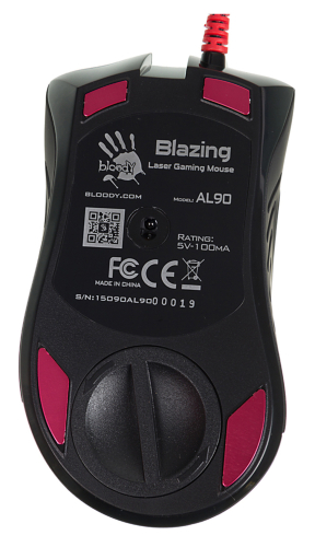 A-4Tech Мышь Bloody Blazing AL90 Black USB, лазерная (8200dpi) USB2.0 игровая (7but) [293569] (AL90 ACTIVATED) фото 3