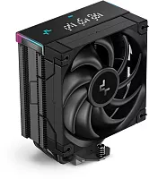 Устройство охлаждения(кулер) Deepcool AK400 Digital Pro Soc-AM5/ AM4/ 1151/ 1200/ 1700 черный 4-pin 28dB Al+Cu LCD 220W 695gr Ret (R-AK400-BKAPMN-G)