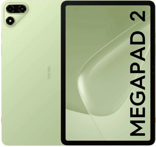 Планшет Tecno MegaPad 2 T1103 G99 (2.2) 8C RAM6Gb ROM128Gb 10.95 IPS 2560x1600 4G Android 16 зеленый 8Mpix 8Mpix BT WiFi microSD 2Tb 8200mAh 1776hrs (T1103 128+6 LIGHT GREEN)