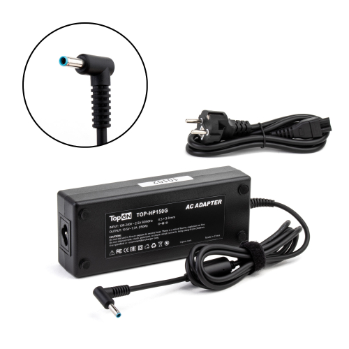 Блок питания TopON для ноутбука HP 19.5V 7.7A (4.5x3.0). TPN-DA09 (TOP-HP150G)