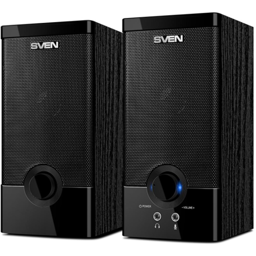 SVEN SPS-603, чёрный, акустическая система 2.0, USB, мощность 2x3 Вт(RMS) (SV-015183)