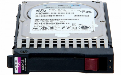 HPE 600GB 6G SAS 10K rpm SFF (2.5-inch) Dual Port Enterprise Hard Drive (581286-B21 / 581311-001(B)/ 507129-014 / 599476-003)