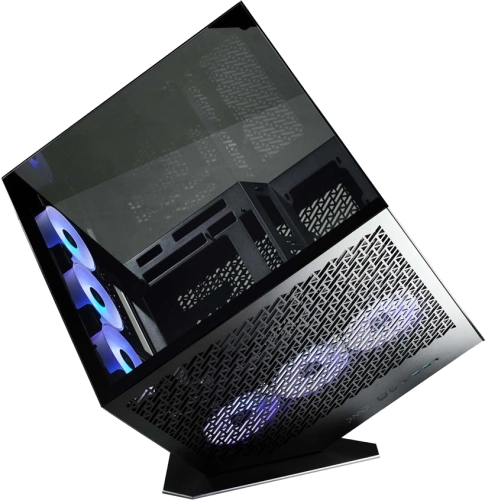 Корпус Azza CUBE PLUS черный без БП ATX 6x120mm 2xUSB3.0 1xUSB3.1 audio bott PSU (CSAZ-1002 CUBE+) фото 3
